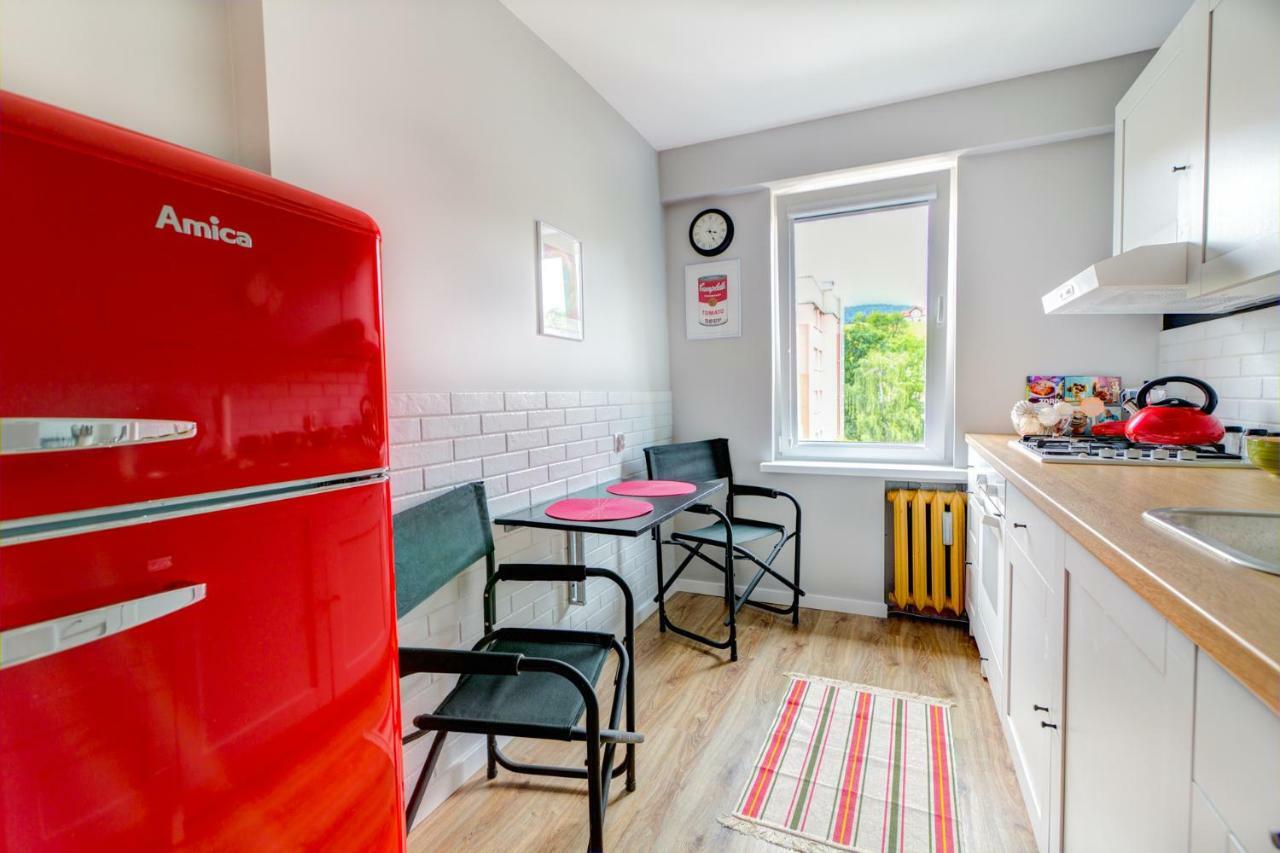 Apartament Halinka Salon, Sypialnia, Kuchnia, Balkon Powierzchnia 50M Krynica Zdroj Exterior foto